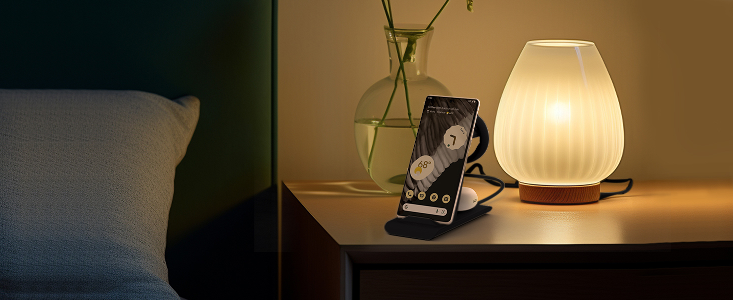 Бездротова зарядка SPGUARD для Google Pixel Watch 3/2/3 та Pixel Buds Pro2, 3-в-1, сумісна з Pixel 10/9/8/7