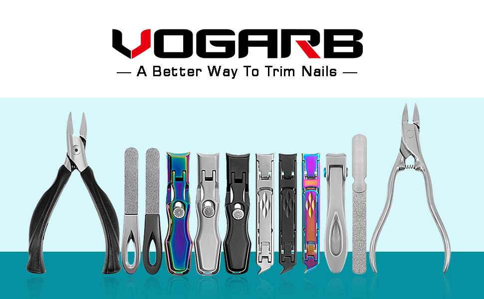 Кусачки для нігтів Zehennagelknipser для товстих нігтів з фіксатором, великим отвором та пилкою, для врослих нігтів, міцні, для дорослих та літніх людей (чорні)