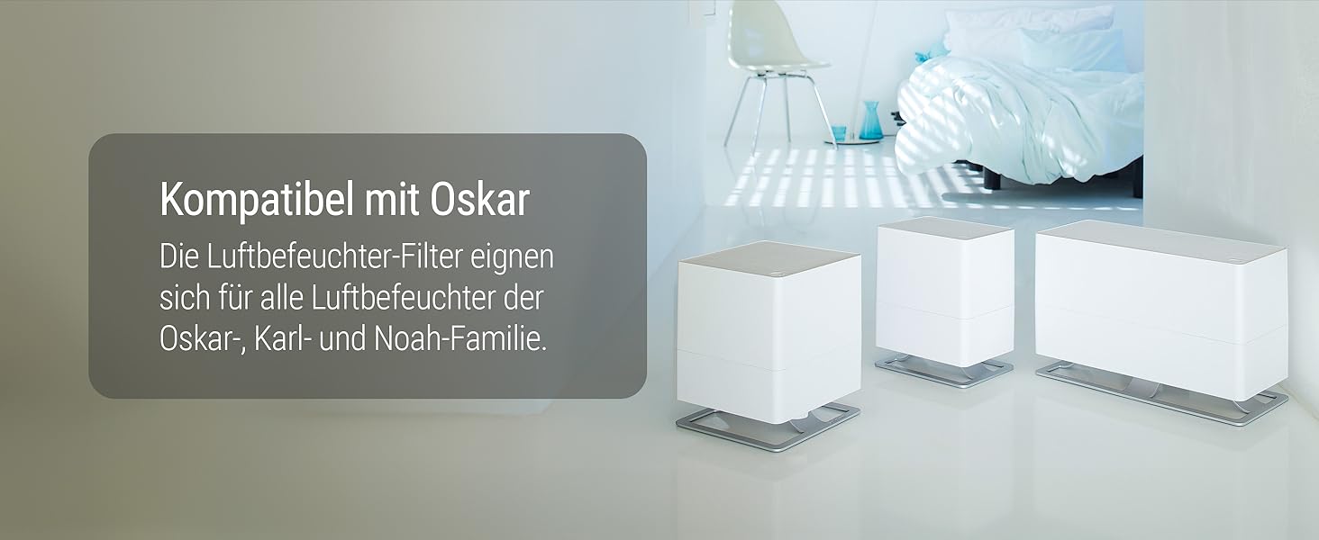Фільтри для зволожувача повітря Stadler Form Oskar/Karl, антибактеріальні, набір 4 шт.