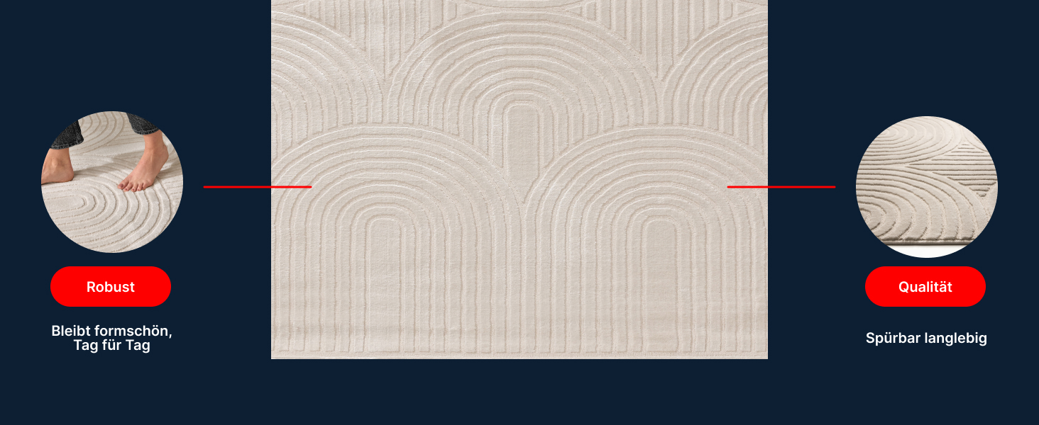 Килим Interiyou для вітальні/спальні/дитячої Cannes, 120x170 см, кремовий - короткий ворс, скандинавський бохо, геометричний малюнок, високий/низький ворс