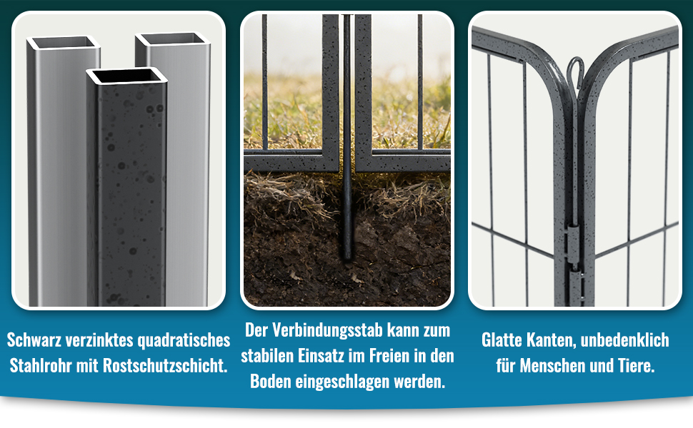 Металевий вольєр для собак та цуценят, переносний загон для тварин, 12 шт., 60 см