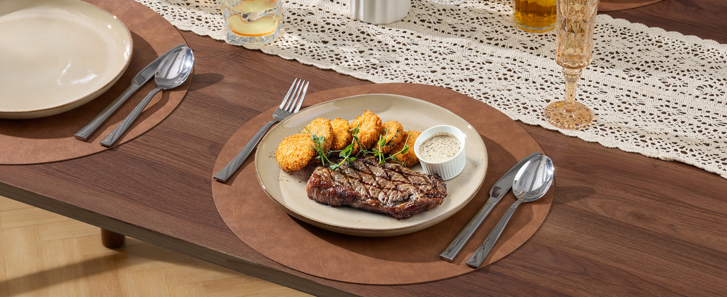 Набір посуду Joyfair на 6 осіб, 18 предметів, з каменю, тарілки, миски, для мікрохвильовки та посудомийної машини, реактивний пісковий хакі