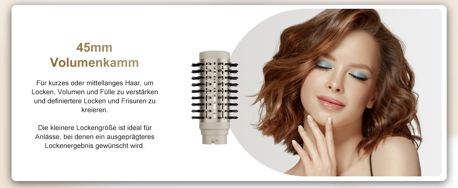 7MAGIC Airstyler 6-в-1: стайлер, плойка, фен, іонізація, для волосся, професійний, для особливих випадків, золото