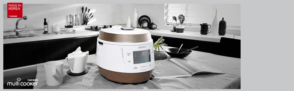Мультиварка CUCKOO CMC-QSB501S iCook Q5 Premium з антипригарним покриттям, 4.75 л, 8-в-1, з голосовим керуванням та 3D нагріванням