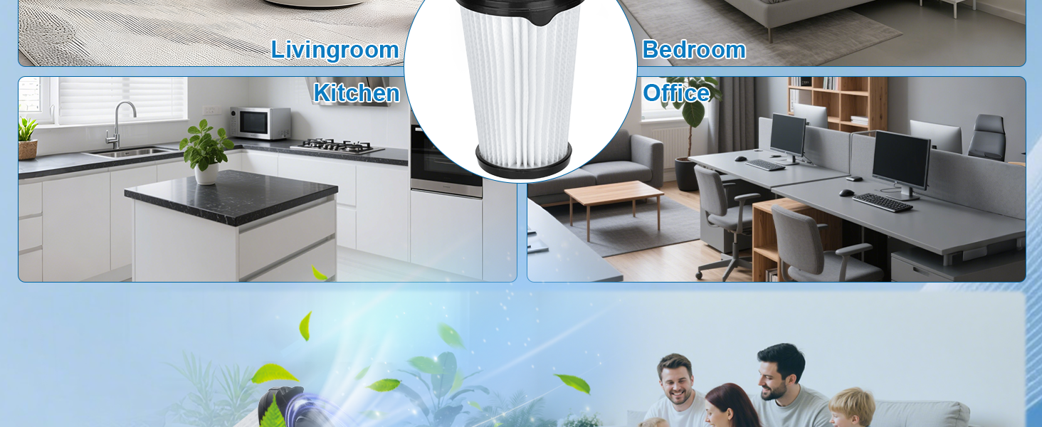 Фільтри для пилососа AEG CX7 (4 шт.) - Замінні фільтри для AEG AEF150, CX7-2 Classic, Ergorapido, QX8 Animal x Power