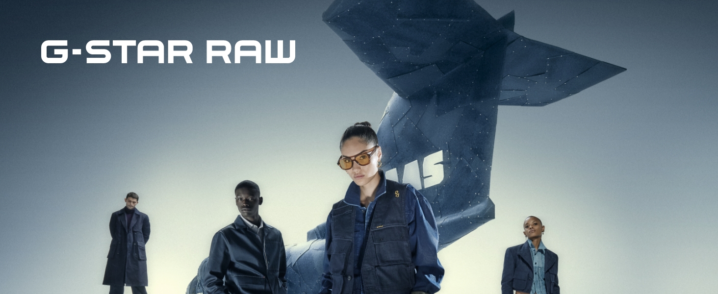 Джинси чоловічі G-Star 3301 Slim - вузькі, класичний синій колір