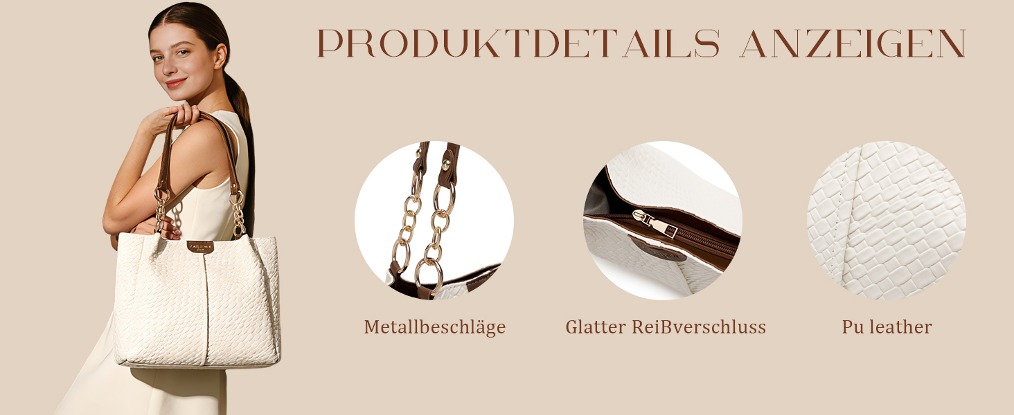 Сумка жіноча Unisoul Shopper - елегантна сумка через плече з екошкіри для офісу та подорожей, чорна