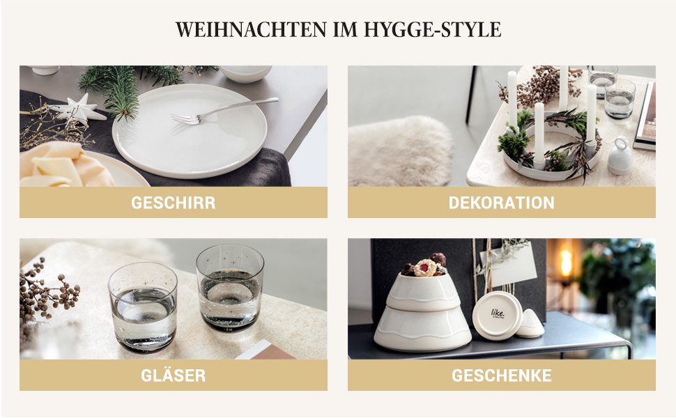 Керамічна новорічна прикраса Villeroy & Boch Winter Glow, ялинка, 23,5x8,5x20,5 см