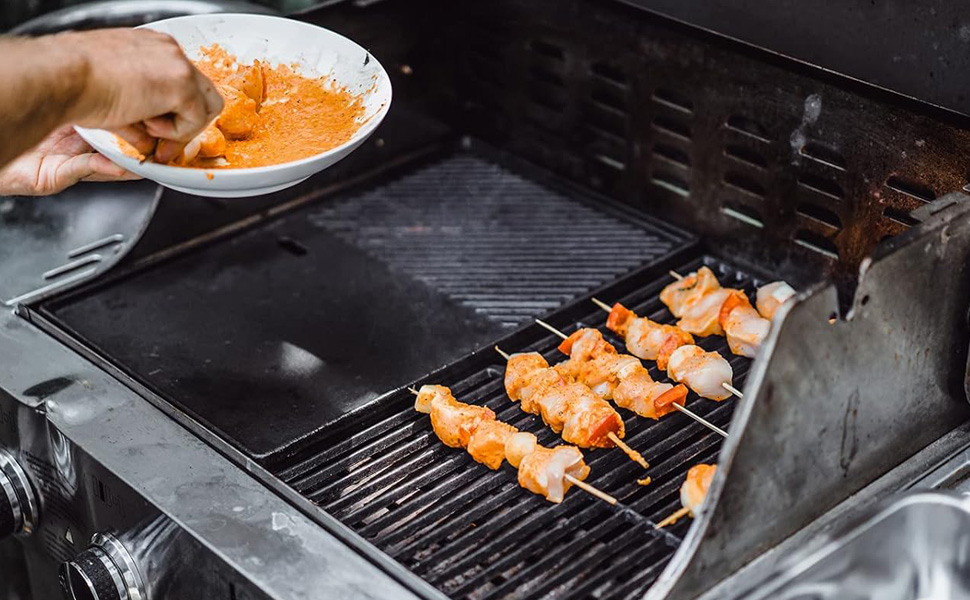 Чавунний Grillrost для Weber Spirit I & II 200 серії, Spirit E-210, E-220, S-210, S-220. Замінна частина, чавунний Grillrost, 44,5 см. Сумісний з Weber 7637