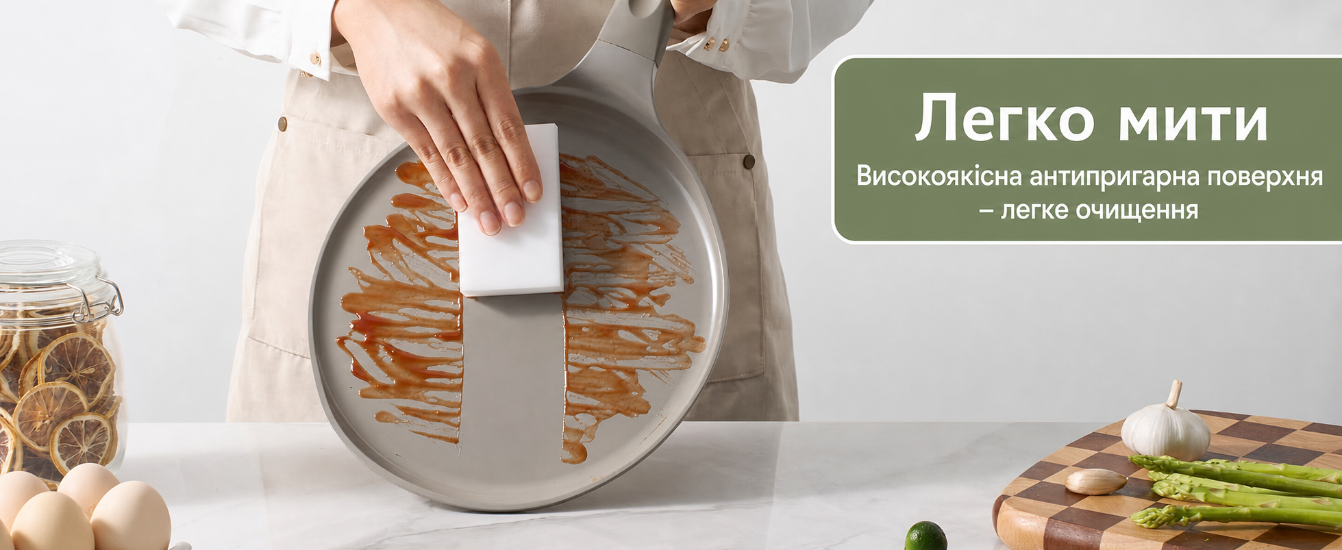 Сковорода для млинців Redchef 26 см з керамічним антипригарним покриттям, сковорода для омлетів, сковорода для випікання млинців, без PTFE, PFOA, PFAS, стійка до подряпин, придатна для миття в посудомийній машині (сірий)