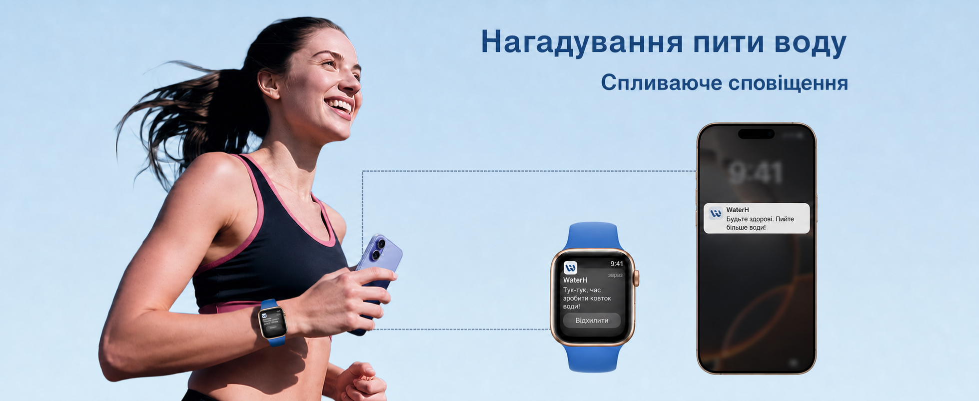 Розумна пляшка для води WATERH Boost з нагадуванням та трекером, 946 мл, нержавіюча сталь, рожева