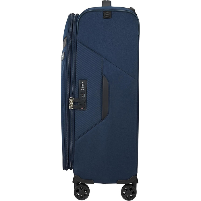 Валіза Samsonite Litebeam Spinner L, розширювана, 77 см, 103/111 л, темно-синя
