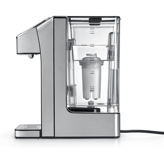 CASO HW 770 Advanced — диспенсер гарячої води, 13 температур (40-100°C), функція пам'яті, економія енергії до 50%, з фільтром для води