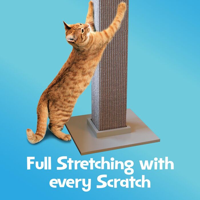Котячий дряпак SmartCat Pioneer Pet Ultimate, сірий, 81 см