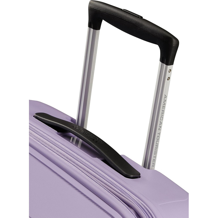 Валіза American Tourister Sunside Spinner L, розширювана, чорна та лавандова, 77 см, 118 л, поліпропілен