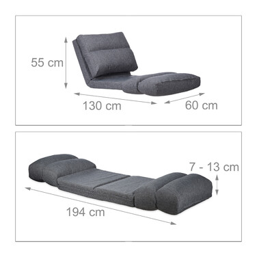 Крісло Relaxdays Recliner складне