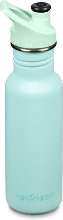 Пляшка для води Klean Kanteen Classic Narrow 532 мл, пастельно-бірюзова, нержавіюча сталь