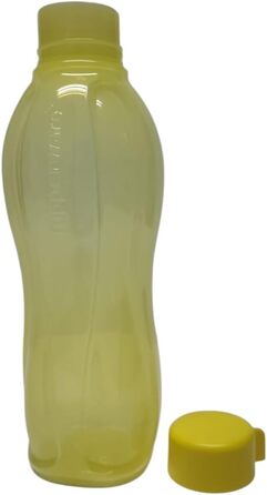 Пляшка для води Tupperware Eco To Go 1,0 л жовта, з гвинтовою кришкою, для газованої води
