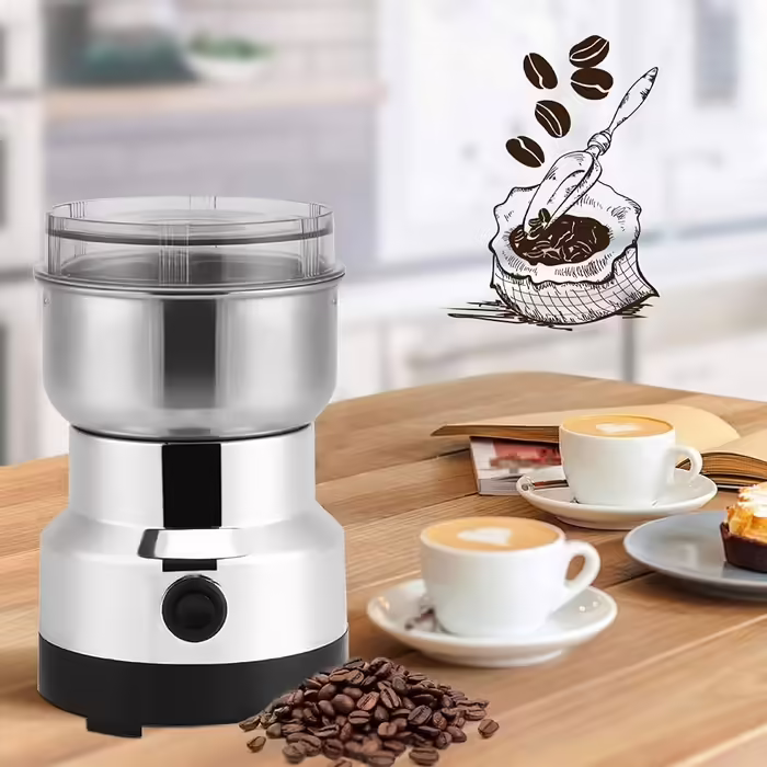 Електрична кавомолка Cocoarm з нержавіючої сталі 220V