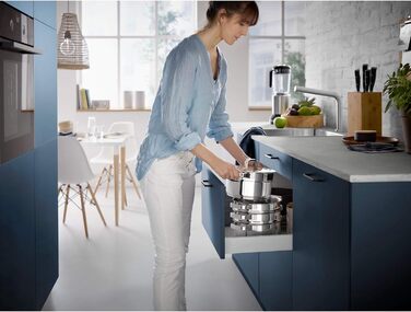 Миска для водяної бані WMF Compact Cuisine 16,5 см, сталева, полірування, для збивання, підходить для посудомийної машини, штабельована