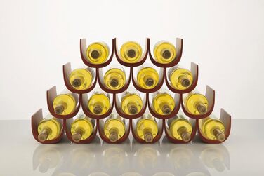 Alessi Noè модульна полиця для пляшок, термопластик, червона, 15,5x10x11,5 см