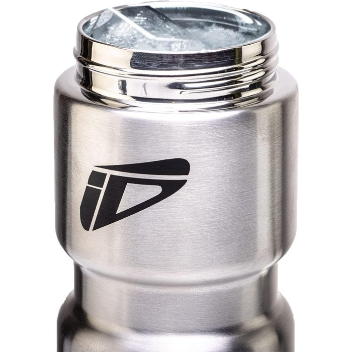 Вакуумна термобутилка Speedfil Speedflask з нержавіючої сталі для велосипедистів і спорту, з кришкою 2.0, срібляста
