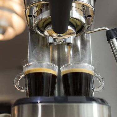 Кавоварка Cecotec Cafelizzia 790 Steel Pro, еспресо та капучино, 1350 Вт, 20 Бар, термоблок, автоматичний режим, 1,2 л, нержавіюча сталь
