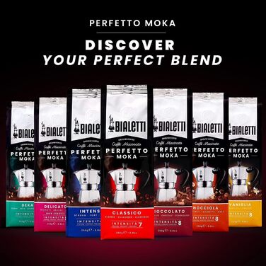Френч-прес Bialetti Preziosa для кави і чаю, 1 л, скло та нержавійка, для 8 чашок, комплект із кавою Perfetto Moka Classico