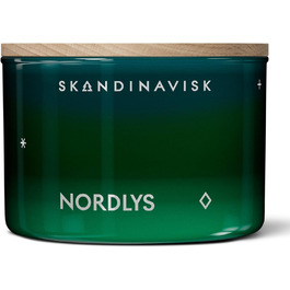 Ароматична свічка Skandinavisk NORDLYS «Північне сяйво», 90 г – арктичний аромат, інтенсивність, атмосферні кольори, преміум якість