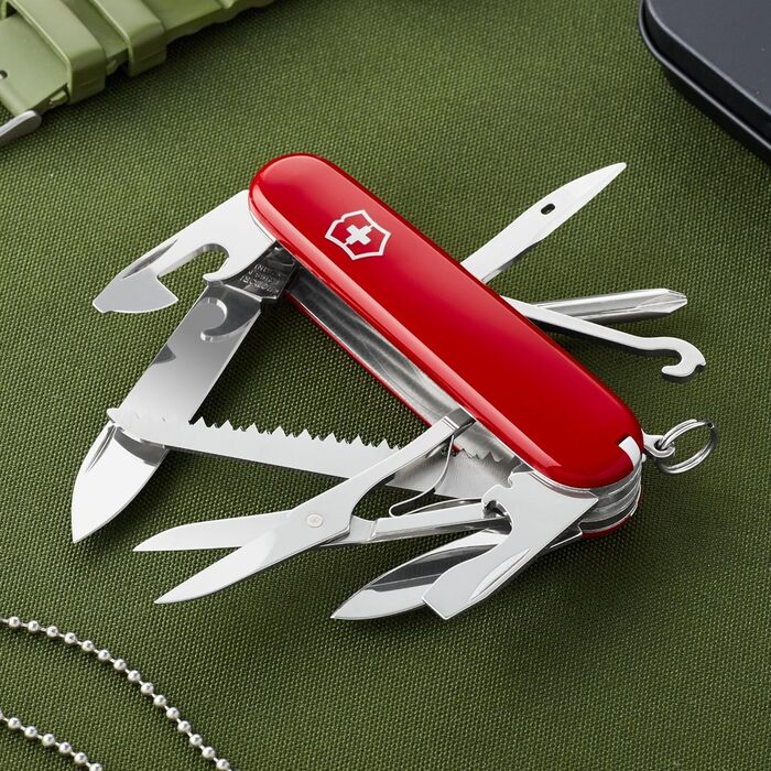 Ніж Victorinox Fieldmaster Швейцарський армійський, мультитул 15 функцій, лезо, відкривачка, викрутка