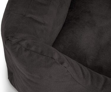 Ліжко для собак Knuffelwuff Dreamline з велюру XXL, 155x105x30 см, чорне, знімний чохол, легке в догляді, для великих, середніх та малих собак