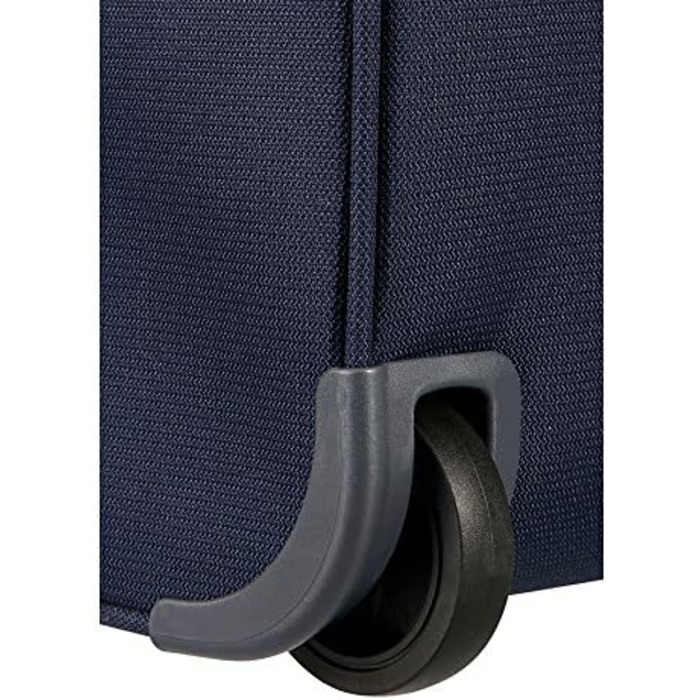 Валіза Samsonite Base Boost Spinner M, розширювана, 66 см, 67,5/73,5 л, чорна/синя, дорожня валіза на колесах