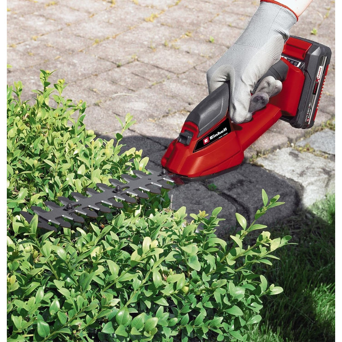 Акумуляторні ножиці для трави та кущів Einhell GC-CG 18 Li-Solo Power X-Change, 18 В, 100/200 мм, змінні леза, без акумулятора