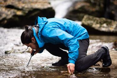 Фільтр для води Sawyer SP2129 Micro Squeeze для туризму, очищувач питної води, портативний водоочисник для походів та активного відпочинку