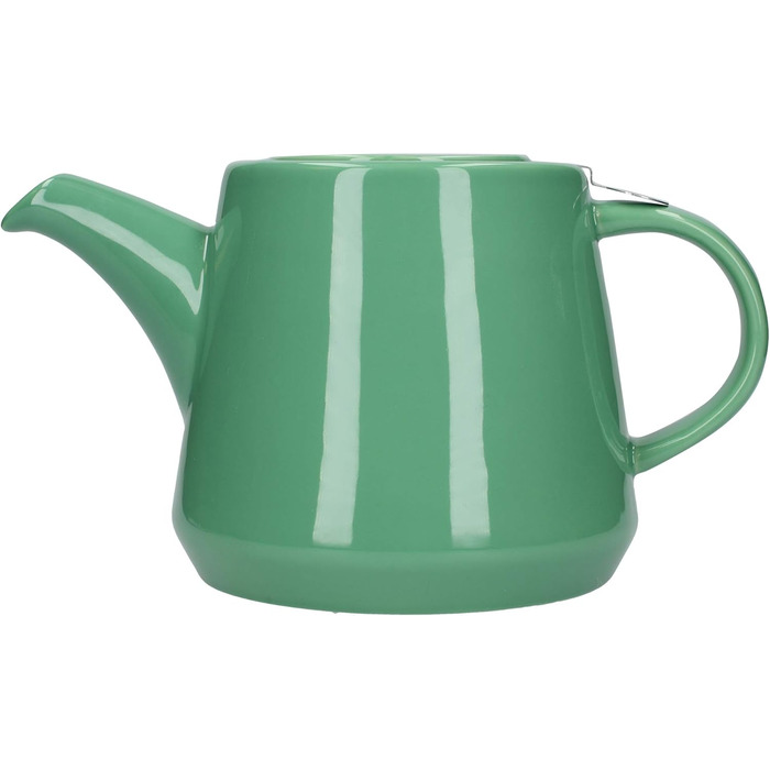 Чайник з фільтром і піддоном London Pottery, керамічний, 650 мл, зелений