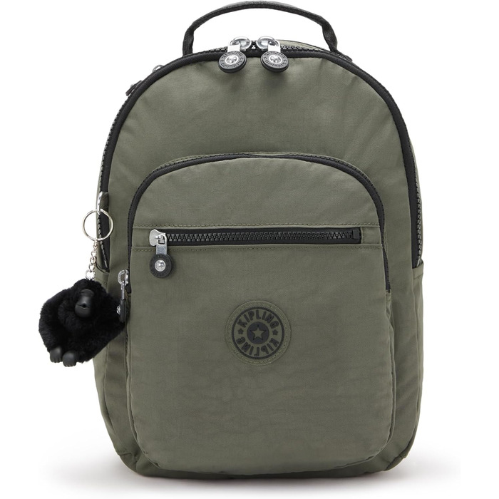 Рюкзак Kipling Seoul S зелений, захист для ноутбука, малий