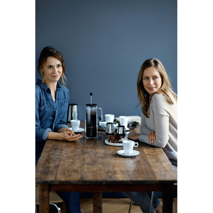 Френч-прес WMF Coffee Time 0,75 л, подвійне скло, для кави, на 6 чашок, скляний, можна мити в посудомийній машині