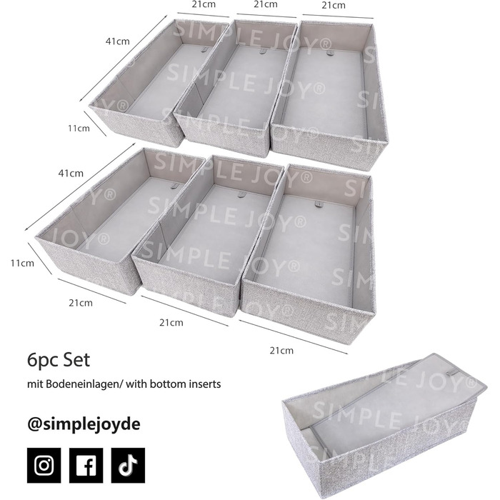 Органайзер для шухляд IKEA HEMNES, 5 шт., оригінал, система зберігання для пелюшок, дитячого одягу, білизни, міцний дно