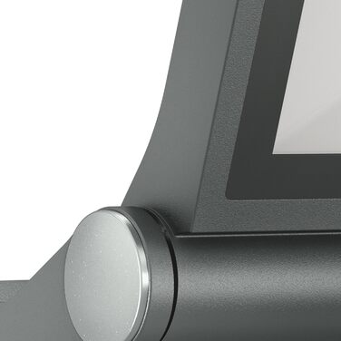 Світлодіодний прожектор Steinel XLED ONE XL 42,6 Вт, 4200 лм, з датчиком руху, антрацит, для вулиці, під'їзду, будинку та саду, алюмінієвий