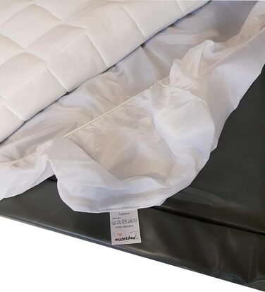 Чохол-протектор my-waterbed Topliner Capliner для водяного ліжка 180x220 см – захист від пилу, захисний наматрацник для матраців