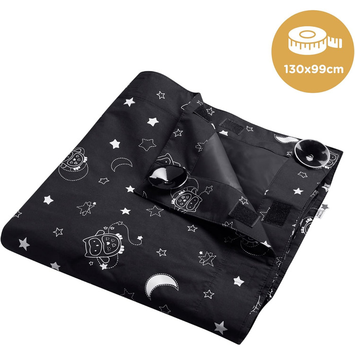 Tommee Tippee портативна затемнююча штора з присосками, регульована, велика 130x198 см, для дитячої кімнати