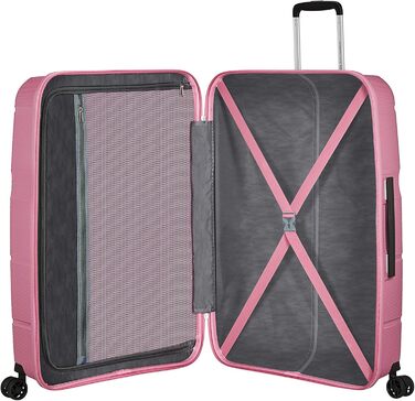 Валіза American Tourister Linex Spinner L, 76 см, 102 л, рожевий, пластик