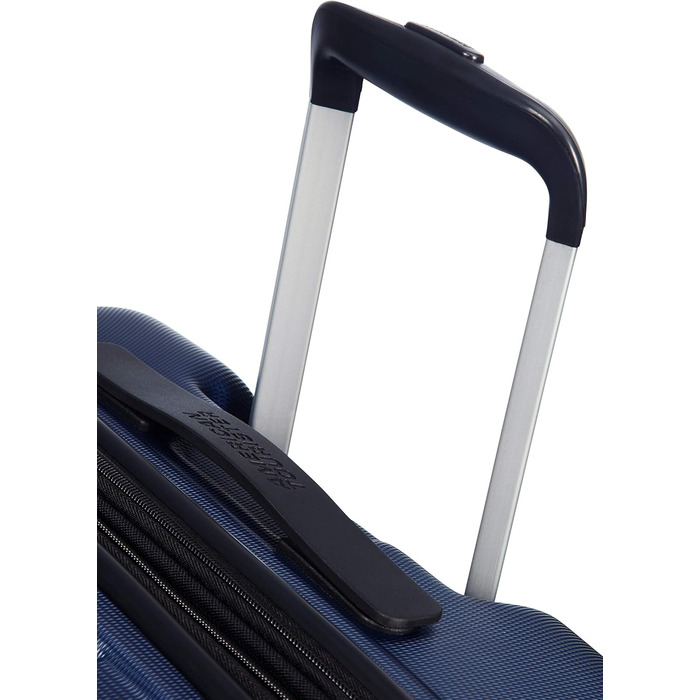 Велика розширювана валіза American Tourister Tracklite Spinner 120 л, темно-синя, 78 см