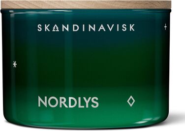 Ароматична свічка Skandinavisk NORDLYS «Північне сяйво», 90 г – арктичний аромат, інтенсивність, атмосферні кольори, преміум якість