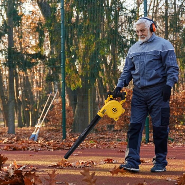 DEWALT акумуляторний повітродув 18В, 290 км/год, 3 режими, без акумулятора та зарядного, DCV100-XJ