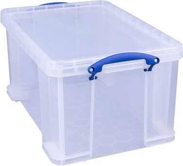 Пластиковий контейнер Really Useful Box 3 шт. по 48 л, прозорий, 60x40x31,5 см