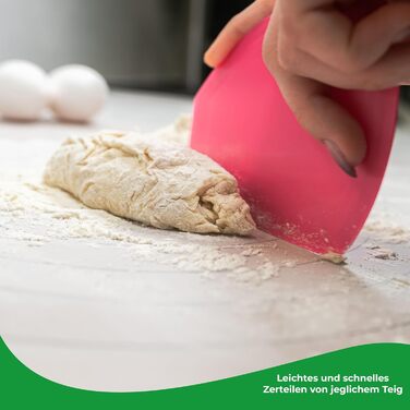Wundermix WunderCard Тістова карта для Thermomix, шпатель для тіста і крему, оптимальна форма для чаші Thermomix, тісторіз для хліба та піци