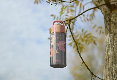 Дитяча ізольована пляшка для напоїв SIGG Shield Therm ONE 0,5 л, підходить для газованої води, герметична, легка, BPA-free, Fly Away