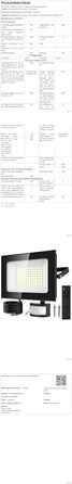 LED прожектор Viugreum 100W з датчиком руху, 15000 Лм, IP67, холодне світло, з пультом, для вулиці, саду, водонепроникний, комплект 2 шт.