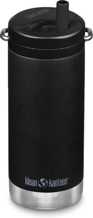 Термокружка Klean Kanteen TKWide 340 мл з кришкою, чорна